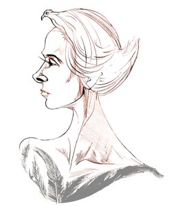 ティッピヘドレン-1935年生まれのアメリカ人女優の風刺画 作： Neale Osborne